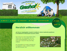 Tablet Screenshot of camping-grashof.de